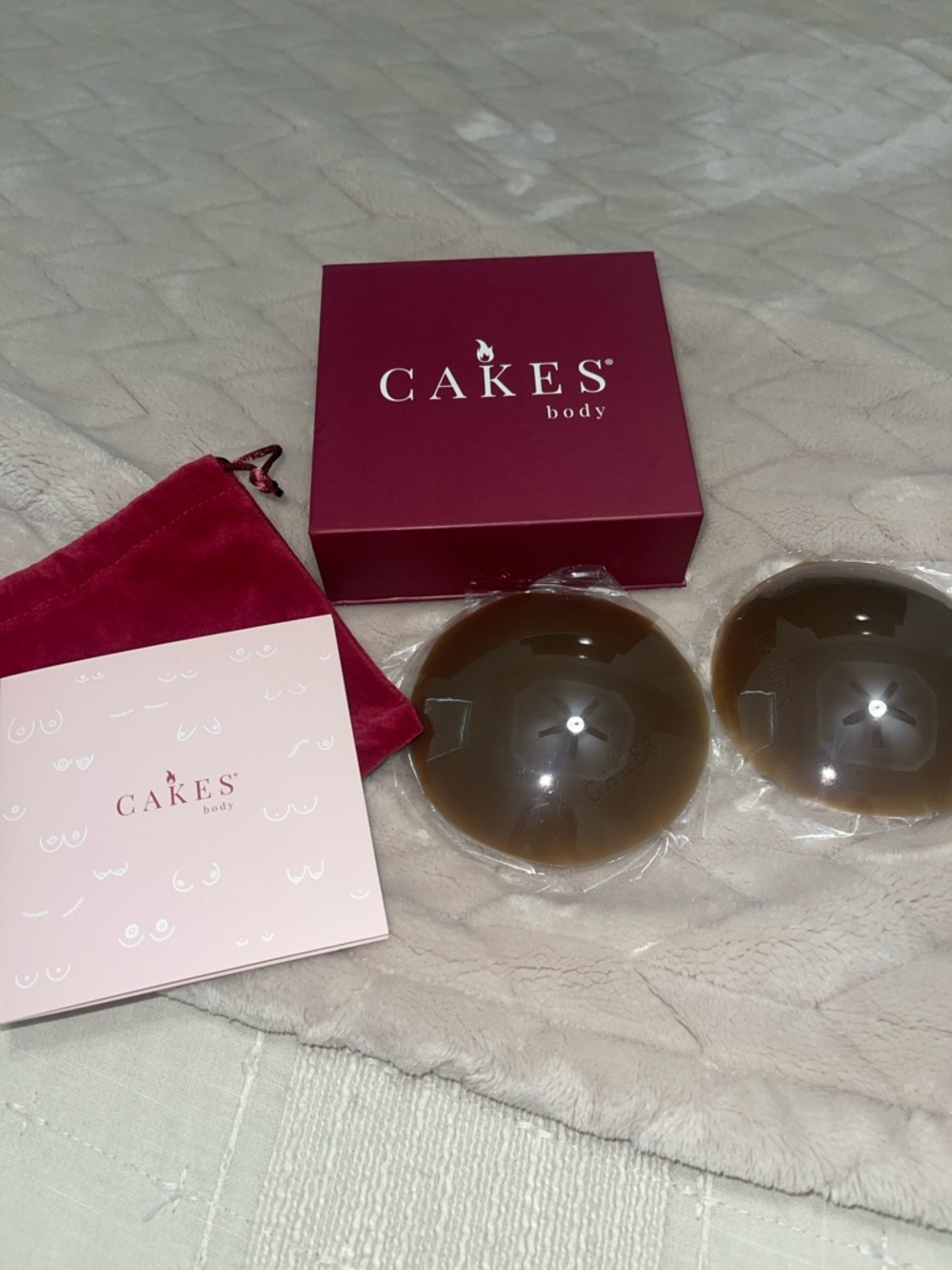 Cakes Body Silicone Nipple Covers - Brown